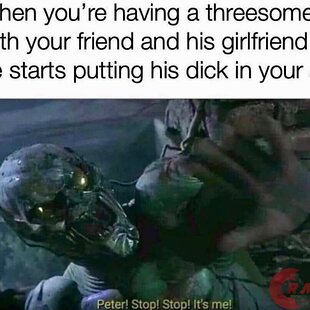Threesome Meme spiderman