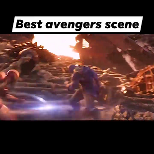 Avengers fight scene on TITAN
