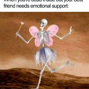 Friends need support