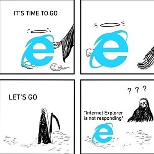 Internet Explorer death joke