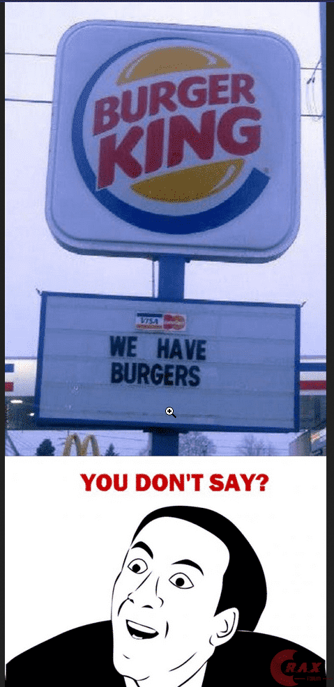 we have burgers :D