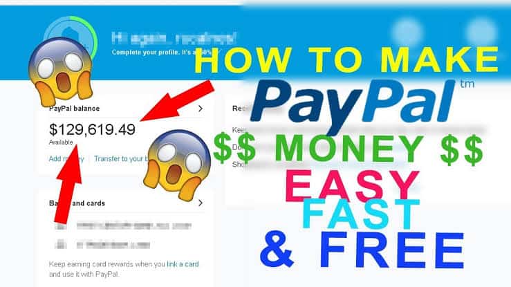 Get Free PayPal Money Fast 2023